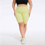 Plus Size High-Waist Biker Shorts